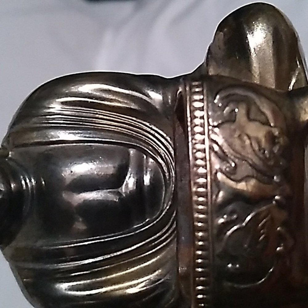 Vintage Bronze Buddha Spelter Burner Box (S1) - Picture 10 of 10